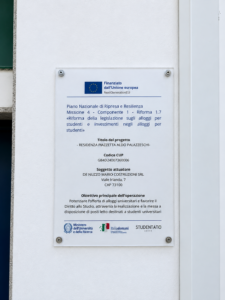 Targhetta Studentato Lecce